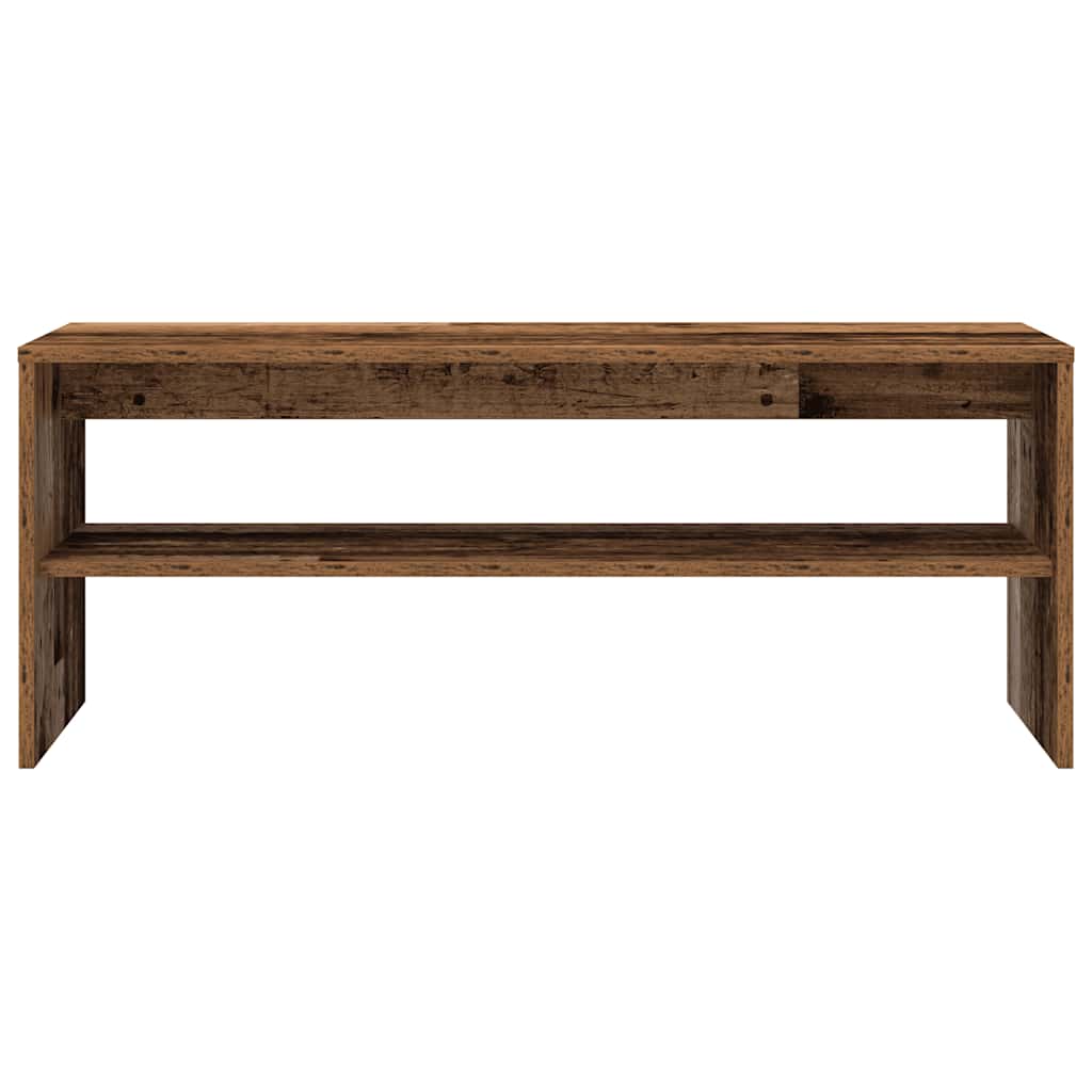 TV shelf old wood look 100x40x40 cm wood material