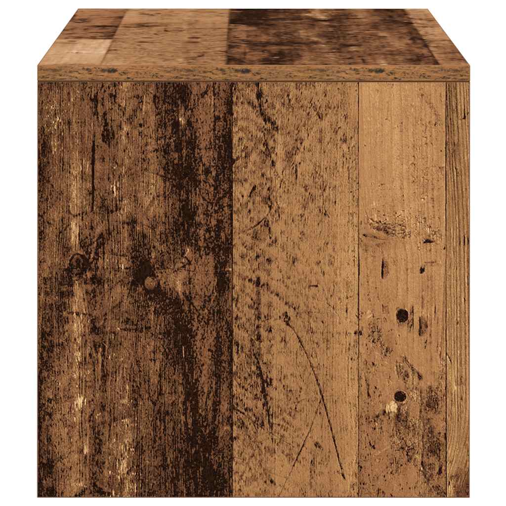 TV shelf old wood look 100x40x40 cm wood material