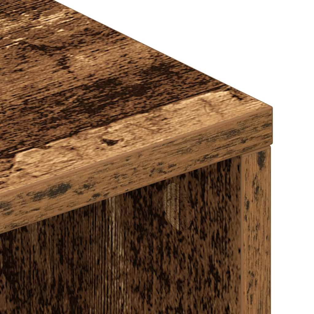 TV shelf old wood look 100x40x40 cm wood material