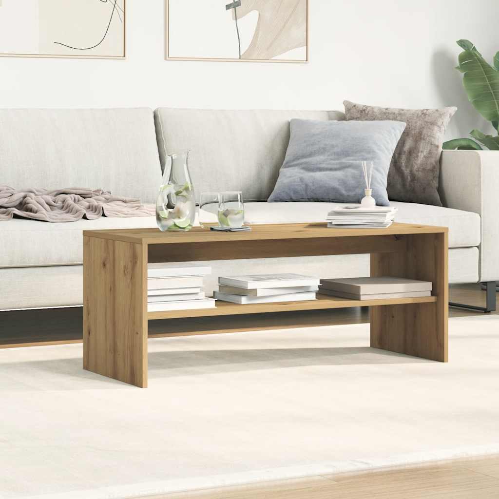 TV shelf Artisan oak 100x40x40 cm wood material