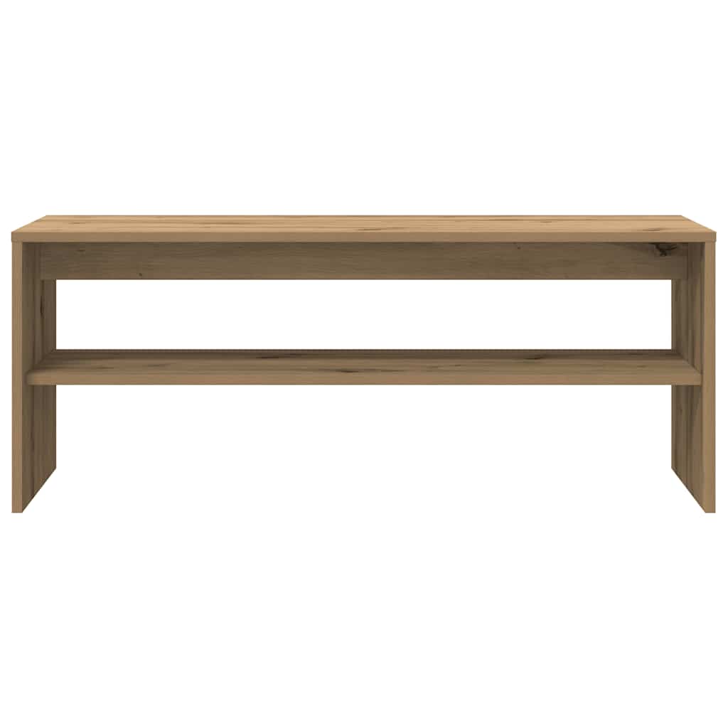 TV shelf Artisan oak 100x40x40 cm wood material