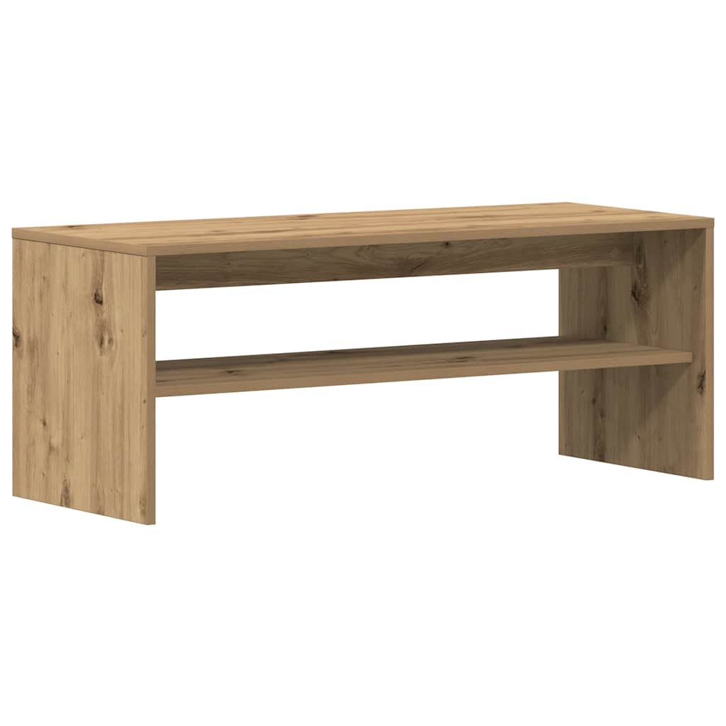 TV shelf Artisan oak 100x40x40 cm wood material