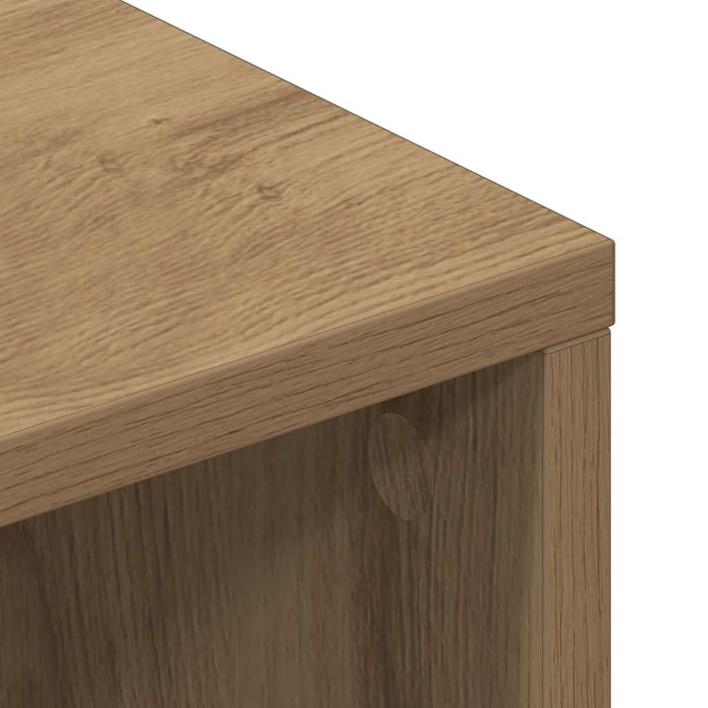 TV shelf Artisan oak 100x40x40 cm wood material