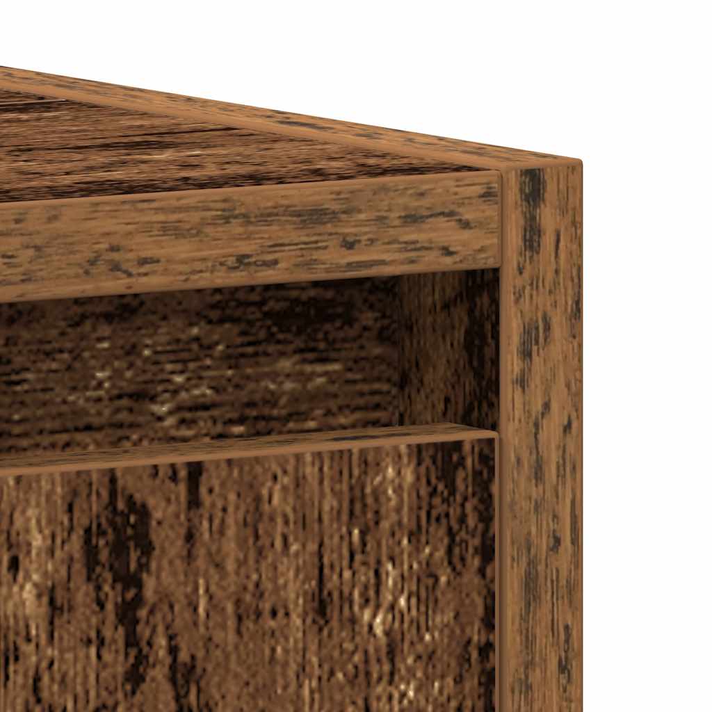 Washbasin base cabinet in old wood look 60x33x60 cm wood material
