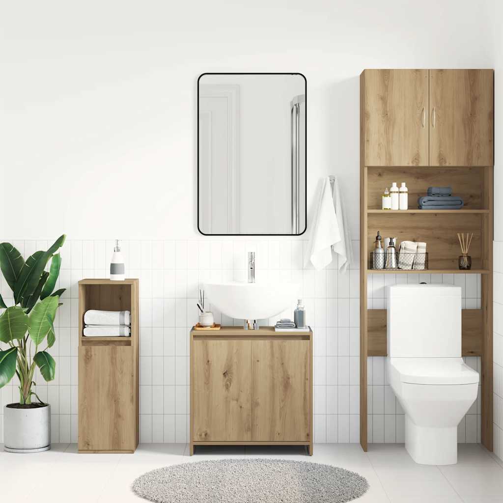 Meuble sous-vasque Artisan Chêne 60x33x60 cm