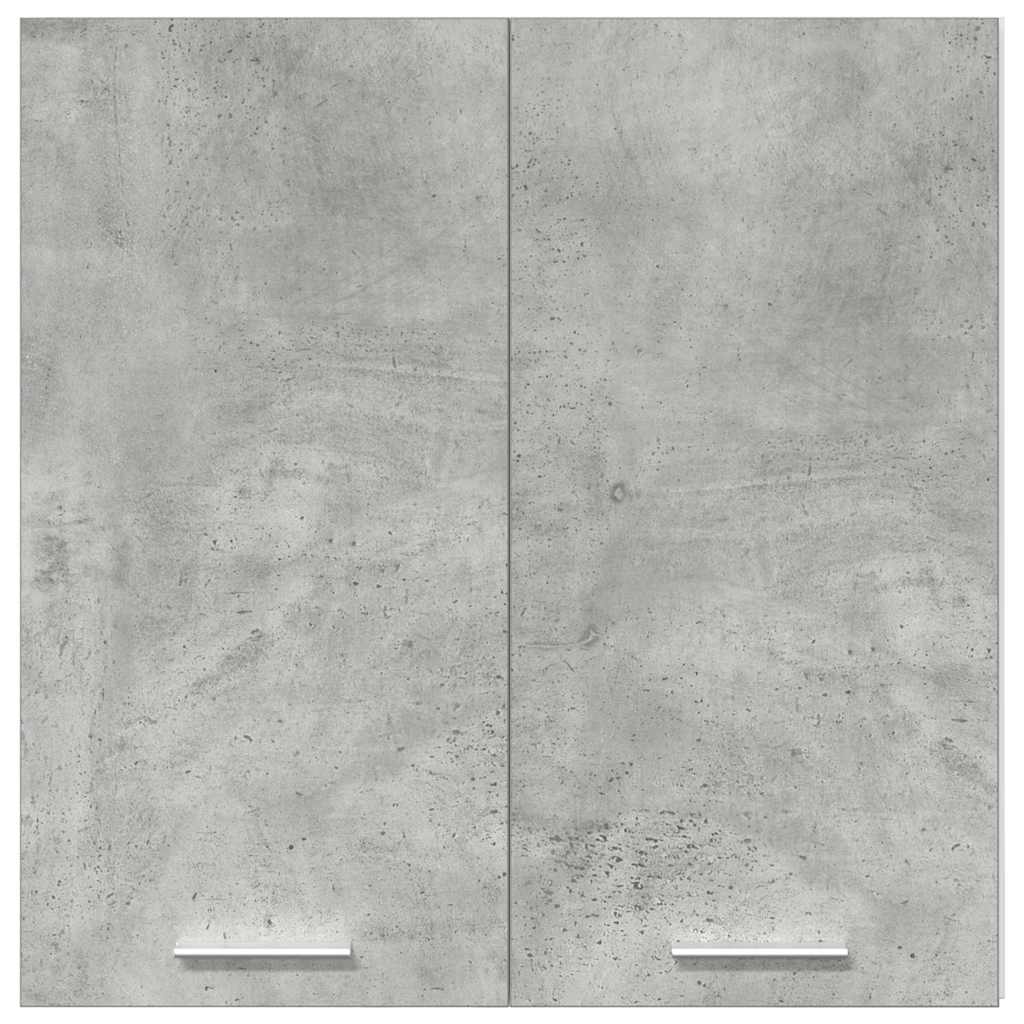 Meuble de cuisine mural gris béton 60x31x60 cm en bois