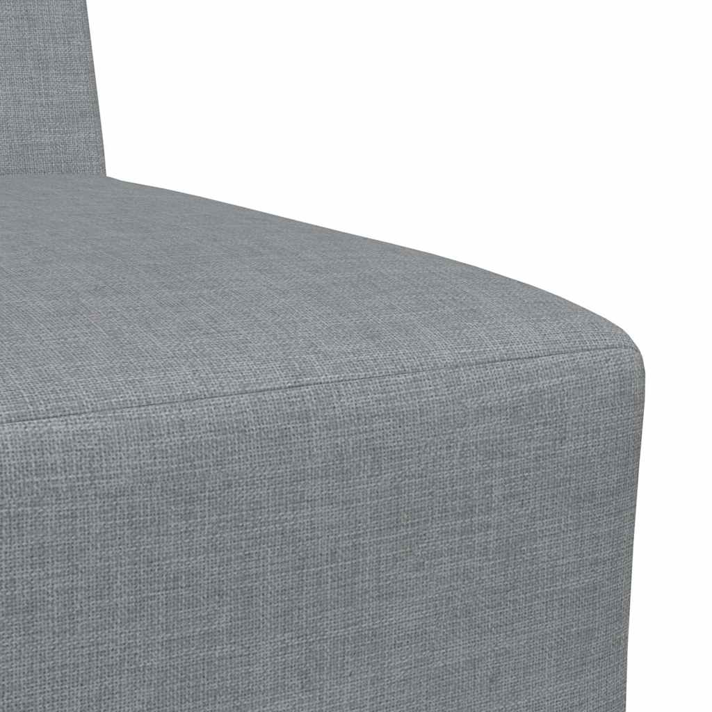 Armchair light grey 55 cm fabric