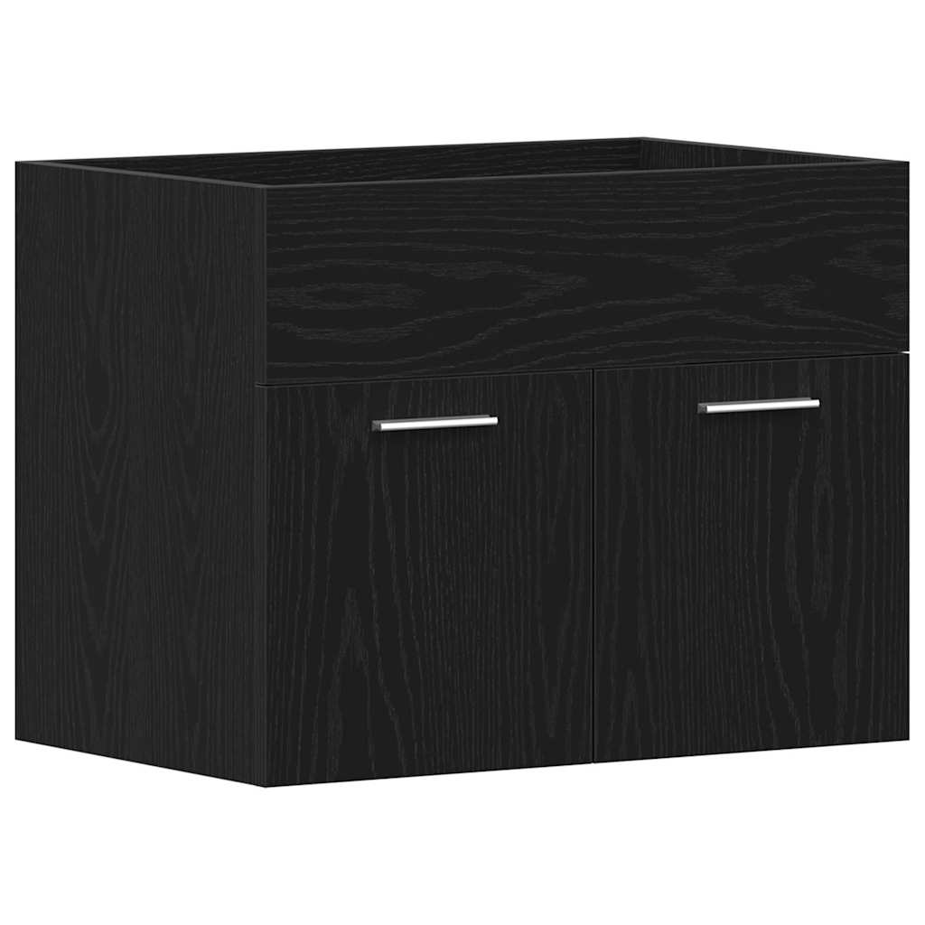 Vanity unit black oak look 60x38.5x46 cm