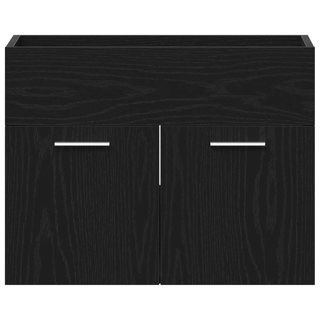 Vanity unit black oak look 60x38.5x46 cm
