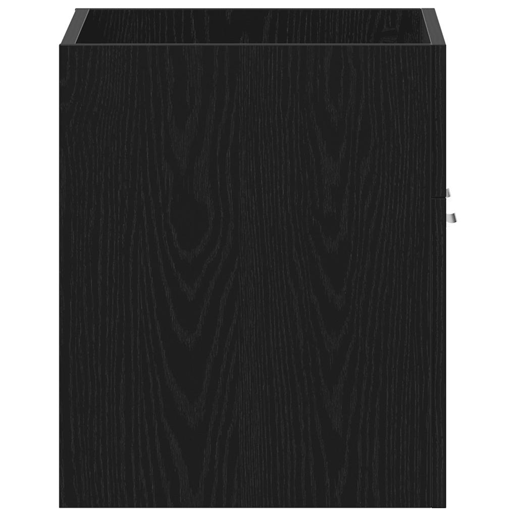 Vanity unit black oak look 60x38.5x46 cm