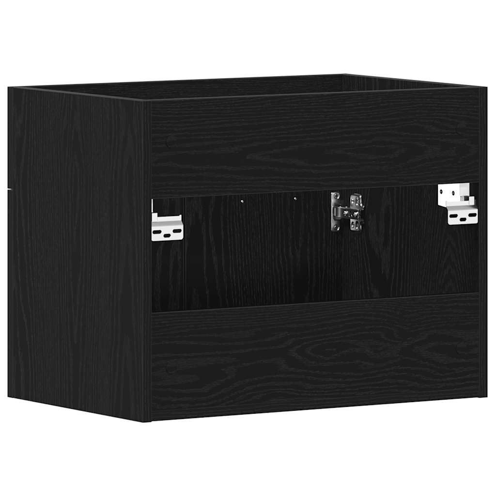 Vanity unit black oak look 60x38.5x46 cm