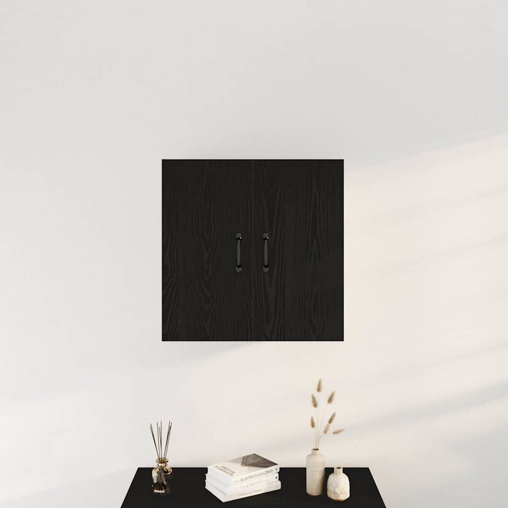 Wandschrank Schwarze Eiche 60 x 31 x 60 cm Holzwerkstoff
