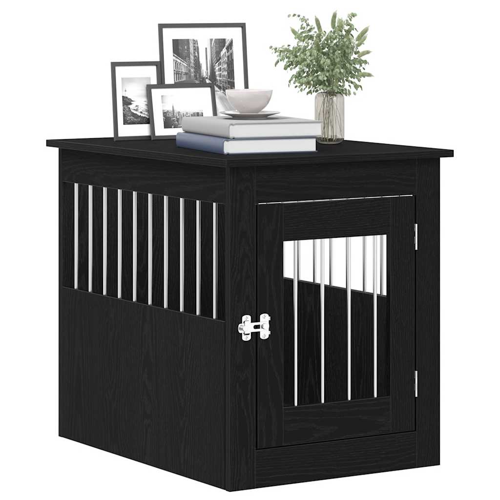 Hundebox-Möbel Schwarze Eiche 75 x 55 x 65 cm Holzwerkstoff