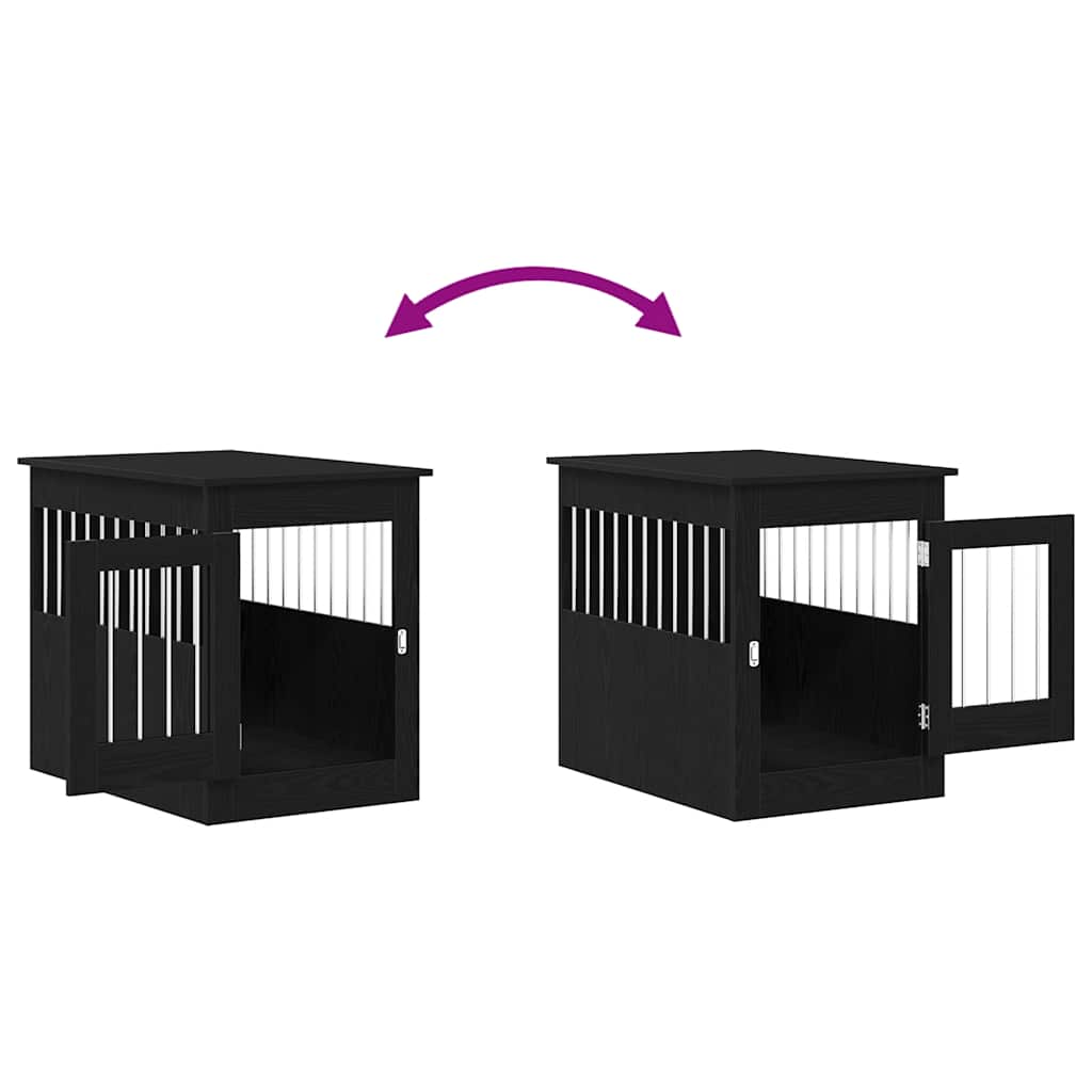 Hundebox-Möbel Schwarze Eiche 80 x 55 x 68 cm Holzwerkstoff
