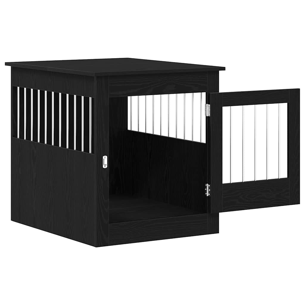 Hundebox Möbel Schwarze Eiche 80x64,5x71 cm Holzwerkstoff