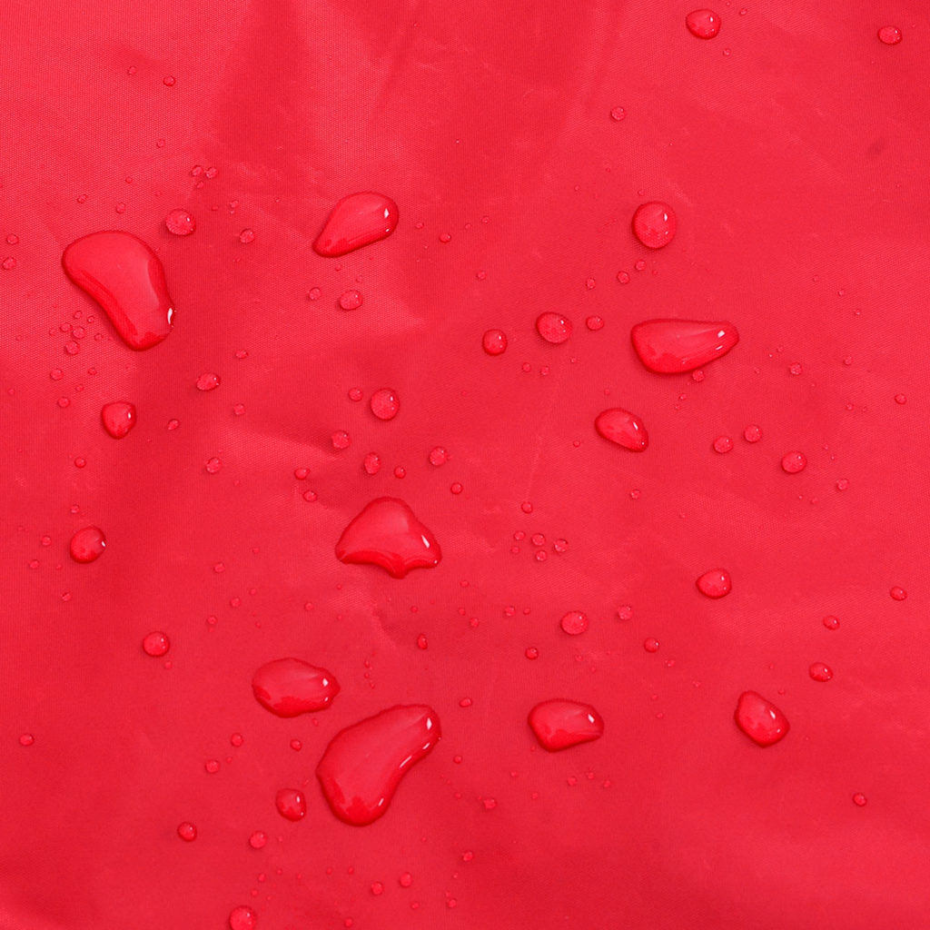 Imperméable pour chien avec bandes réfléchissantes en polyester rouge S