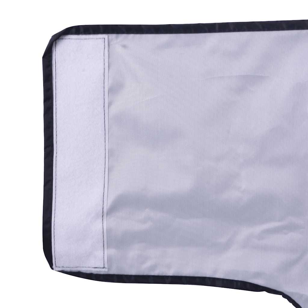 Hunde Regenmantel mit Reflexstreifen Polyester Marineblau 4XL