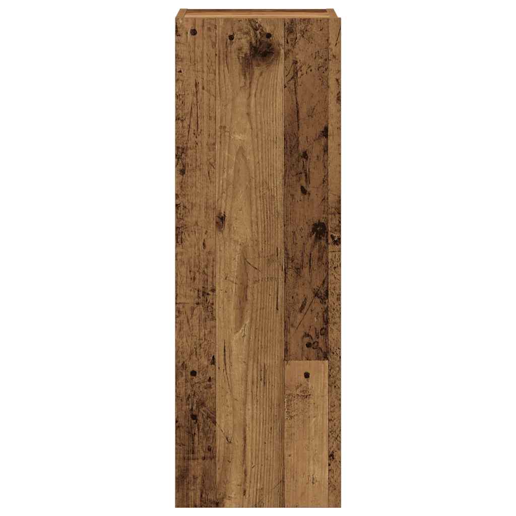 TV wall cabinets 5 pcs. Old wood look wood material