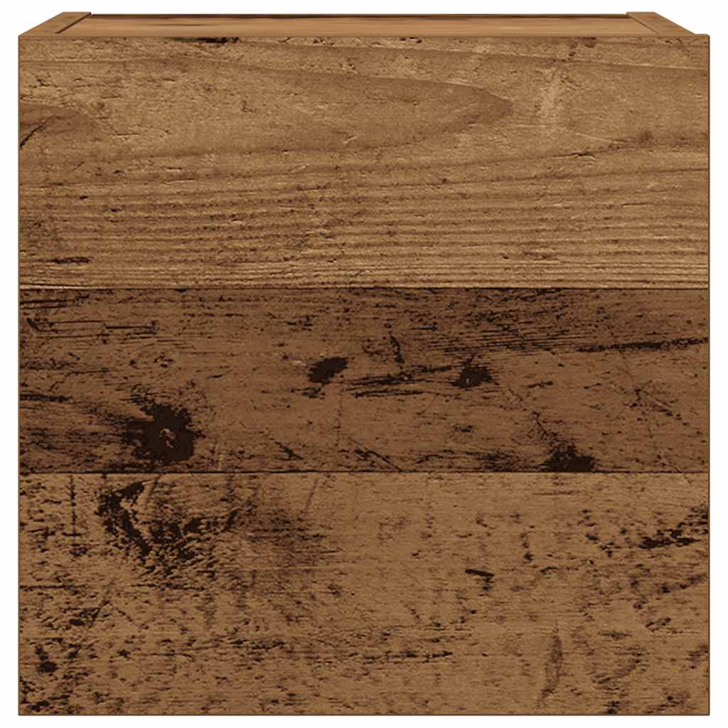 TV wall cabinets 5 pcs. Old wood look wood material