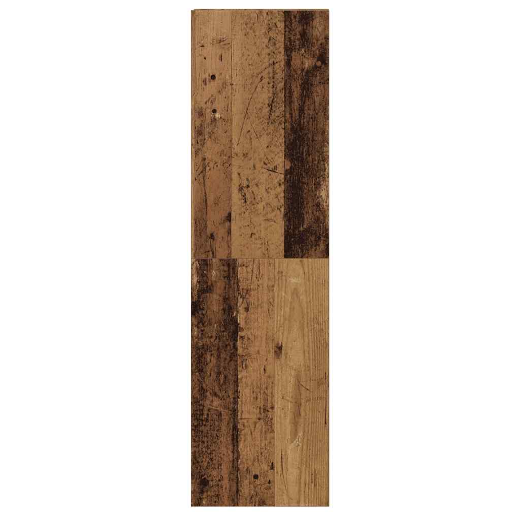TV wall cabinets 3 pcs. Old wood look wood material