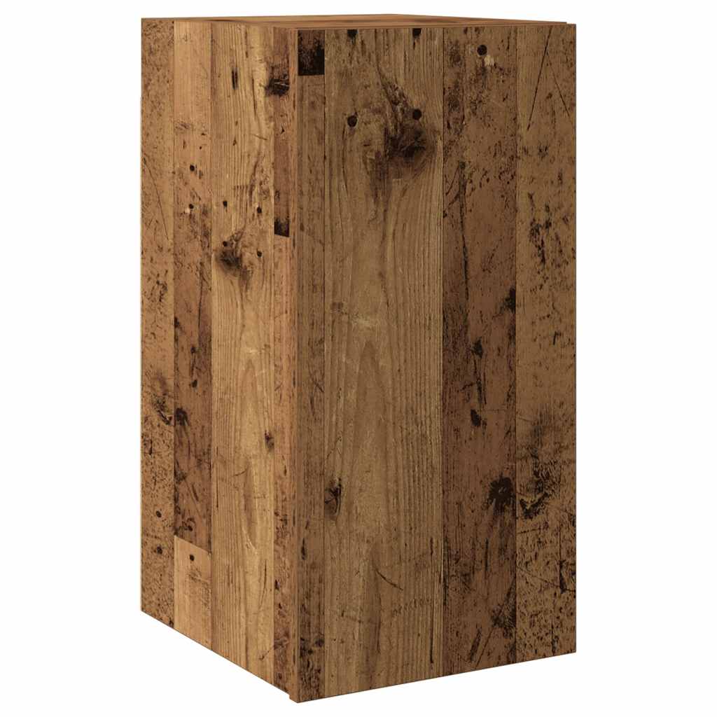 TV wall cabinets 7 pcs. Old wood look wood material