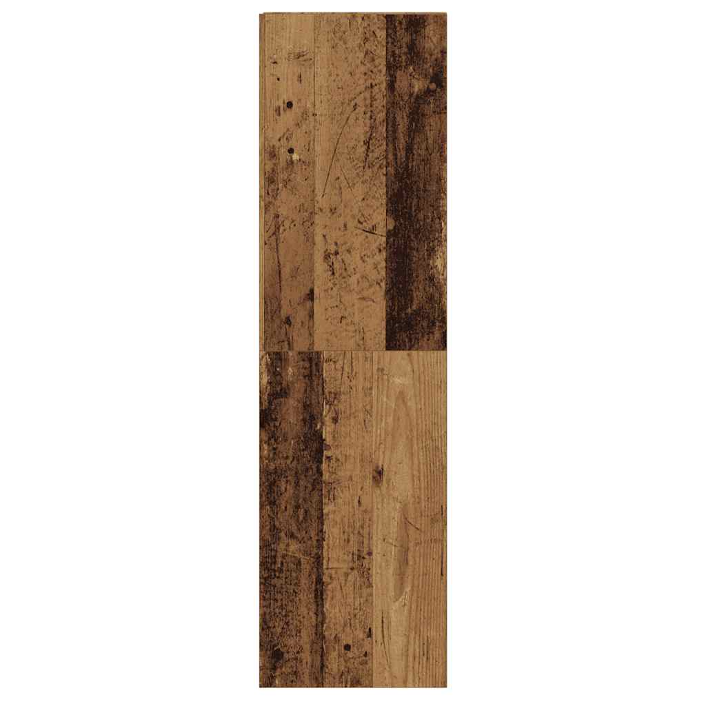 TV wall cabinets 3 pcs. Old wood look wood material