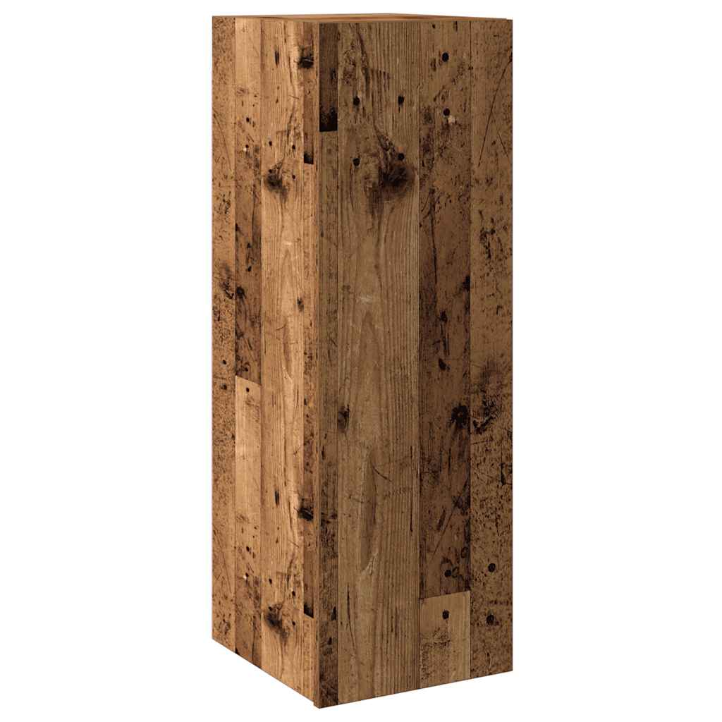 TV wall cabinets 6 pcs. Reclaimed wood look wood material