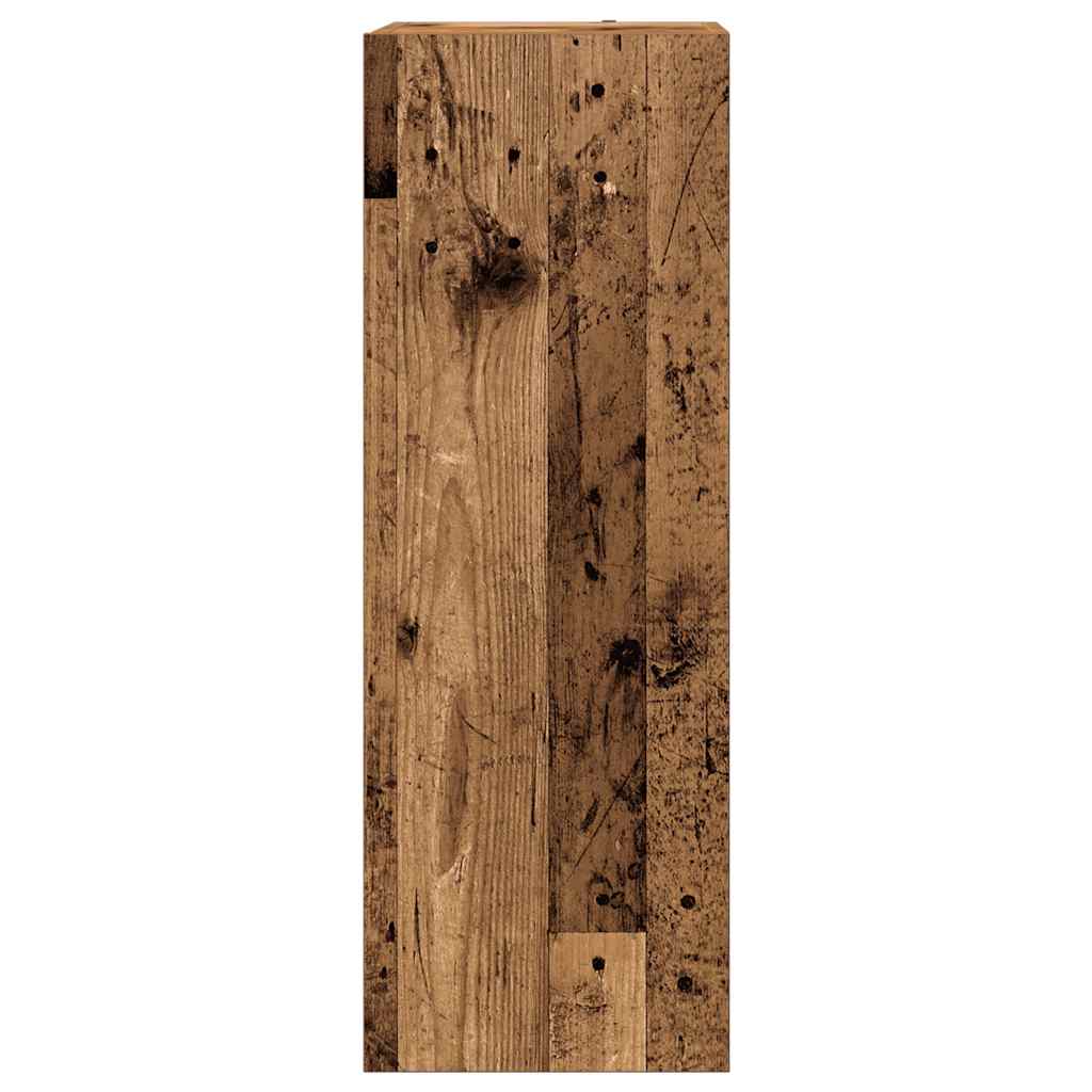 TV wall cabinets 6 pcs. Reclaimed wood look wood material