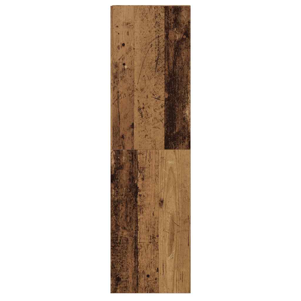 TV wall cabinets 6 pcs. Reclaimed wood look wood material