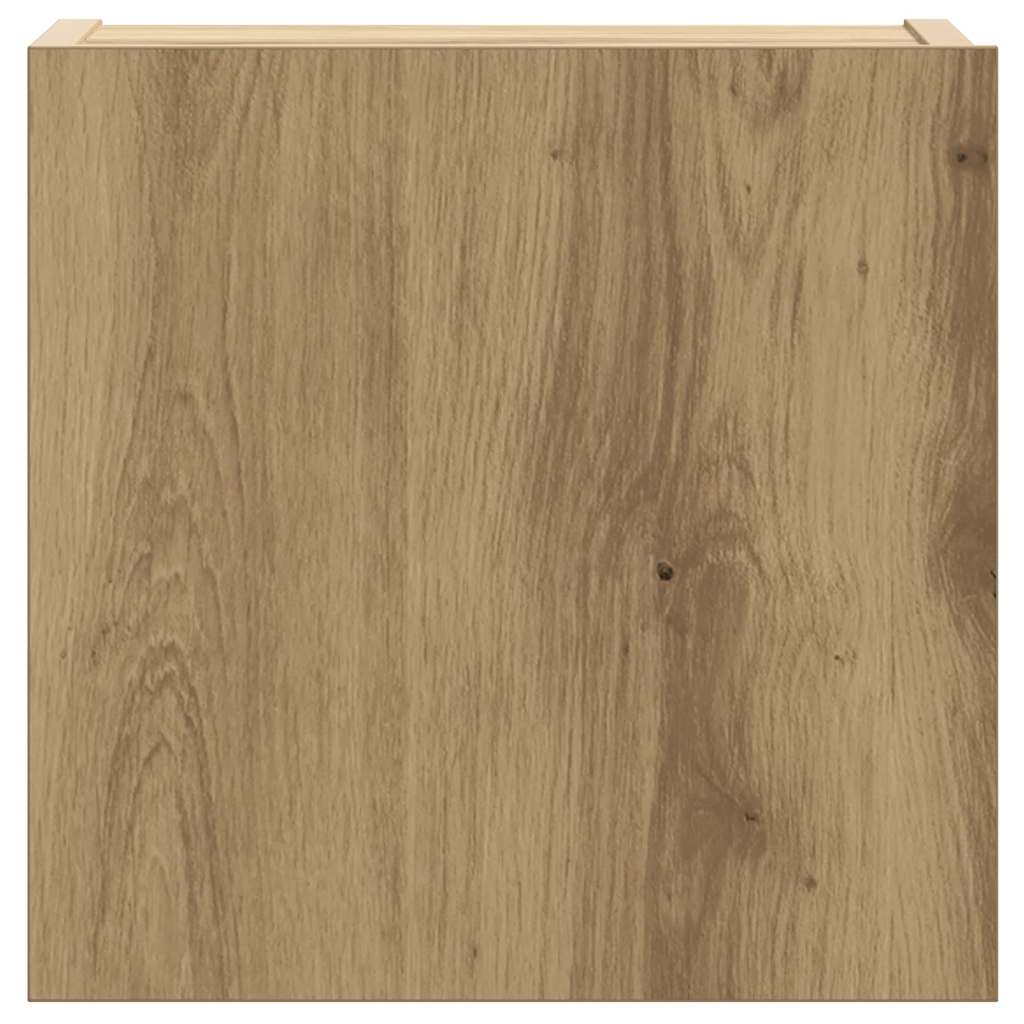 5-tlg. TV-Schrank-Set Wandmontage Artisan-Eiche Holzwerkstoff