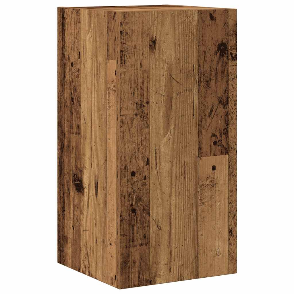 5-tlg. TV-Schrank-Set Wandmontage Altholz-Optik Holzwerkstoff