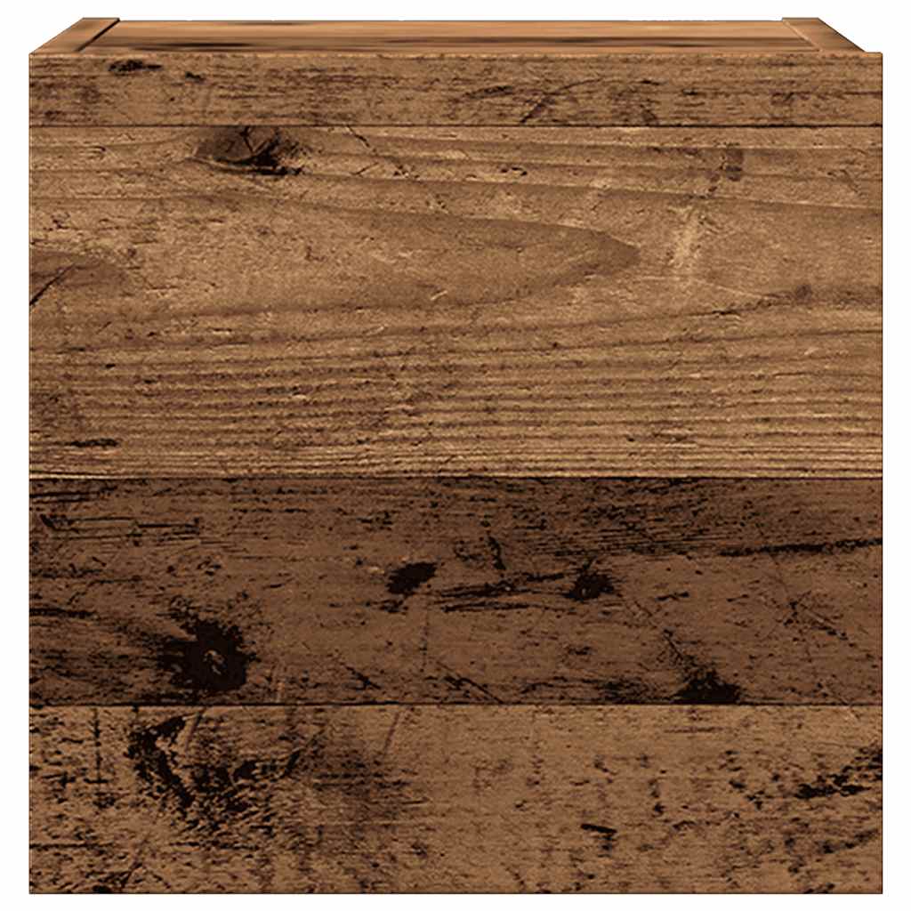 Ensemble de meubles TV muraux 5 pièces en vieux bois