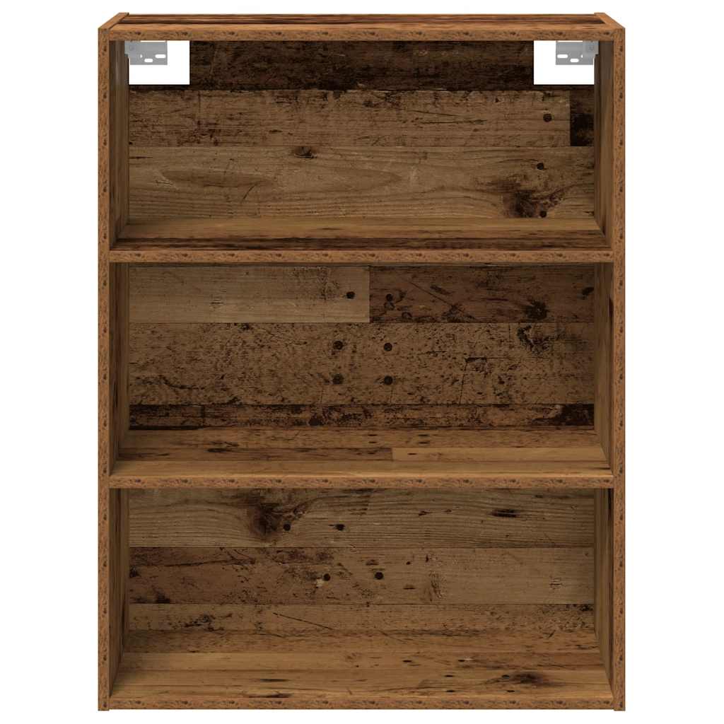 Buffet avec placard mural, aspect bois ancien, matériau bois