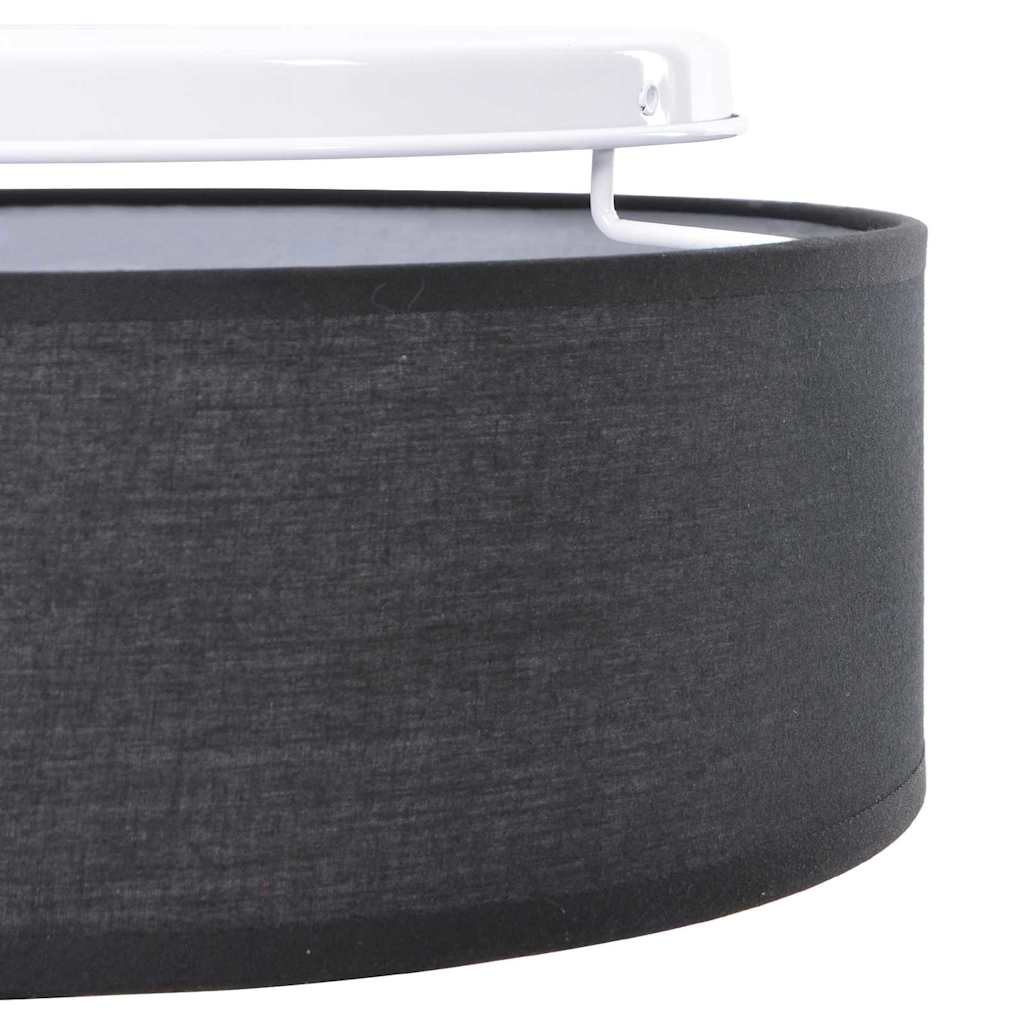 Deckenlampe Schwarz 30 x 13.5 cm Stoff