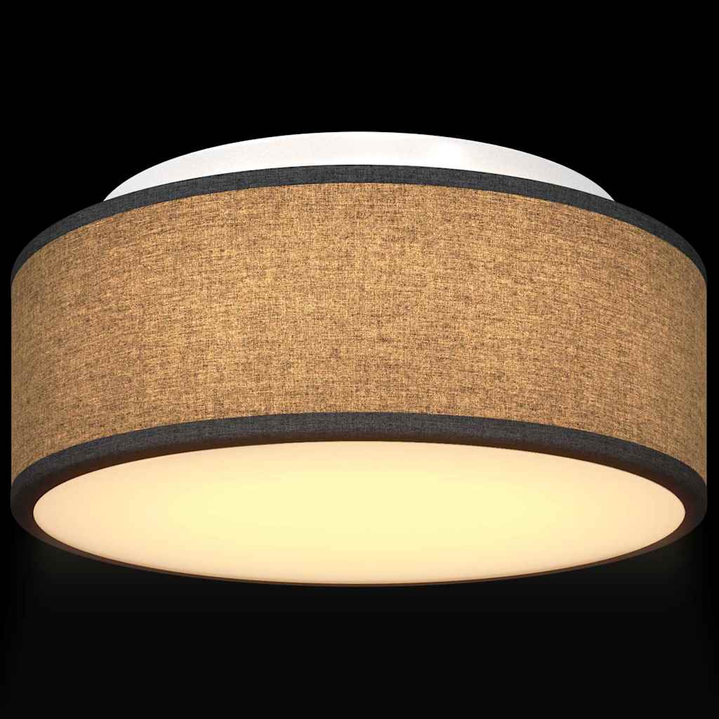 Deckenlampe Schwarz 30 x 13.5 cm Stoff