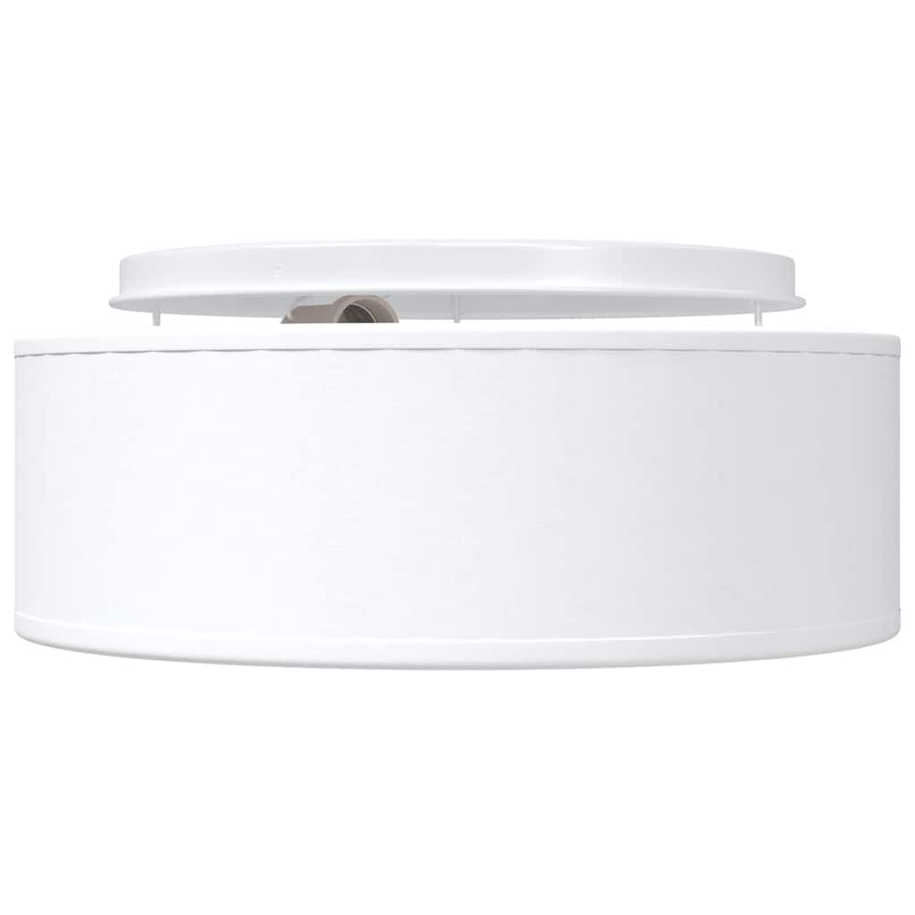 Deckenlampe Weiß 30 x 13.5 cm Stoff
