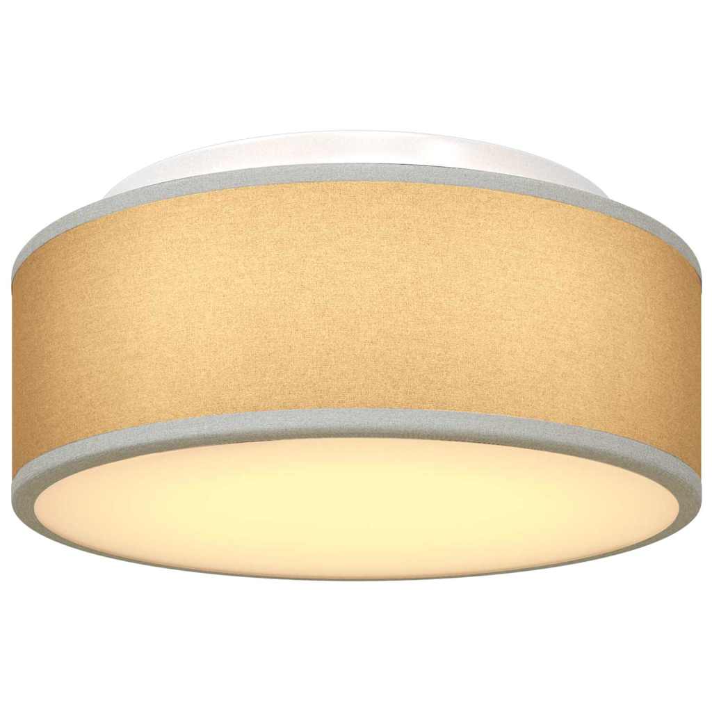 Deckenlampe Grau 30 x 13.5 cm Stoff