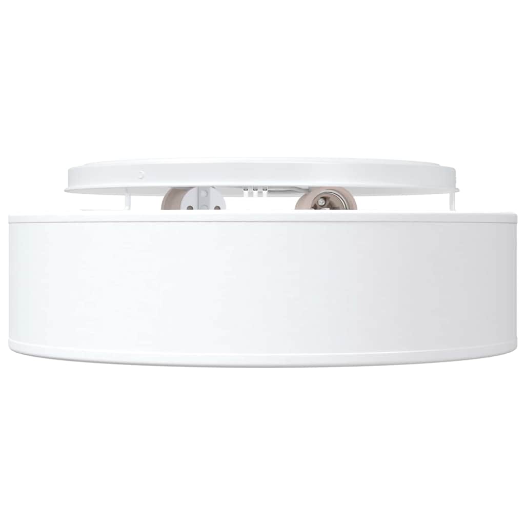 Deckenlampe Weiß 38 x 13.5 cm Stoff