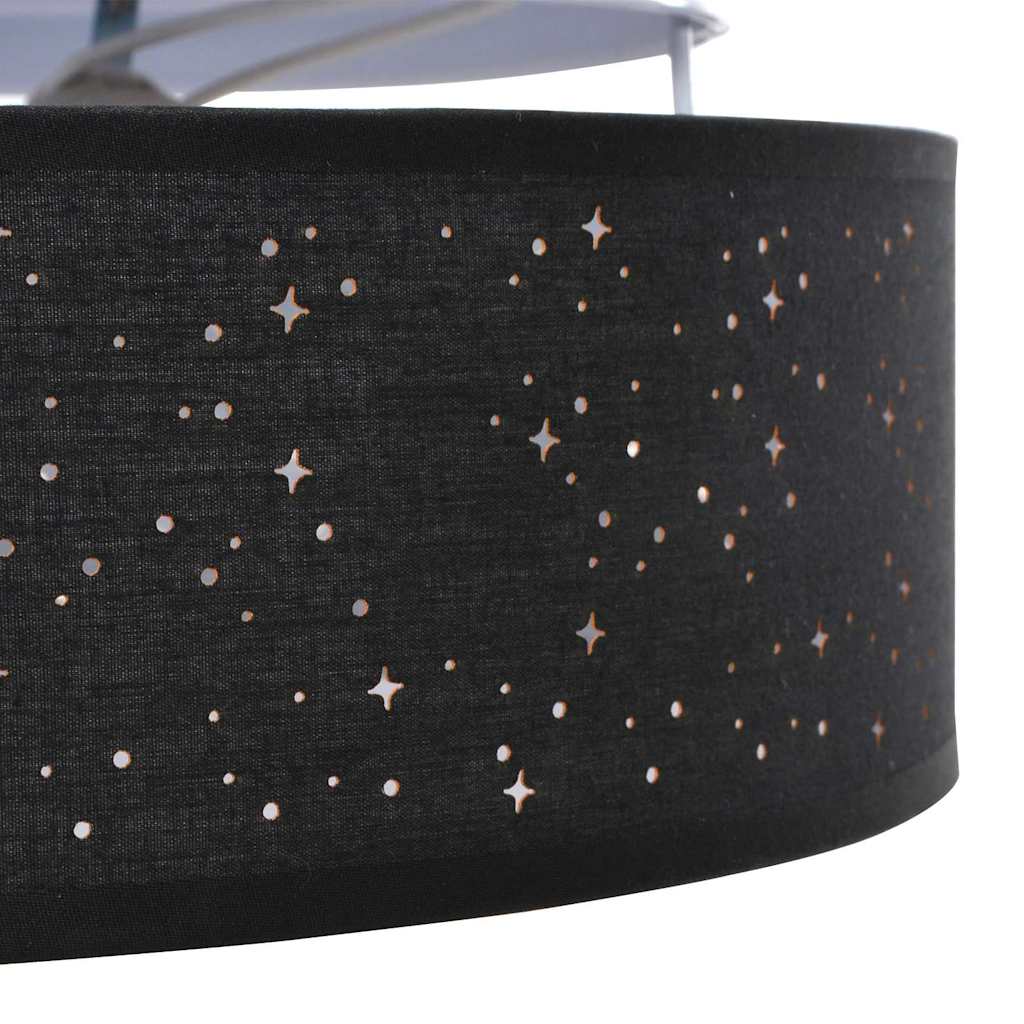 Deckenlampe Schwarz 30 x 13.5 cm Stoff