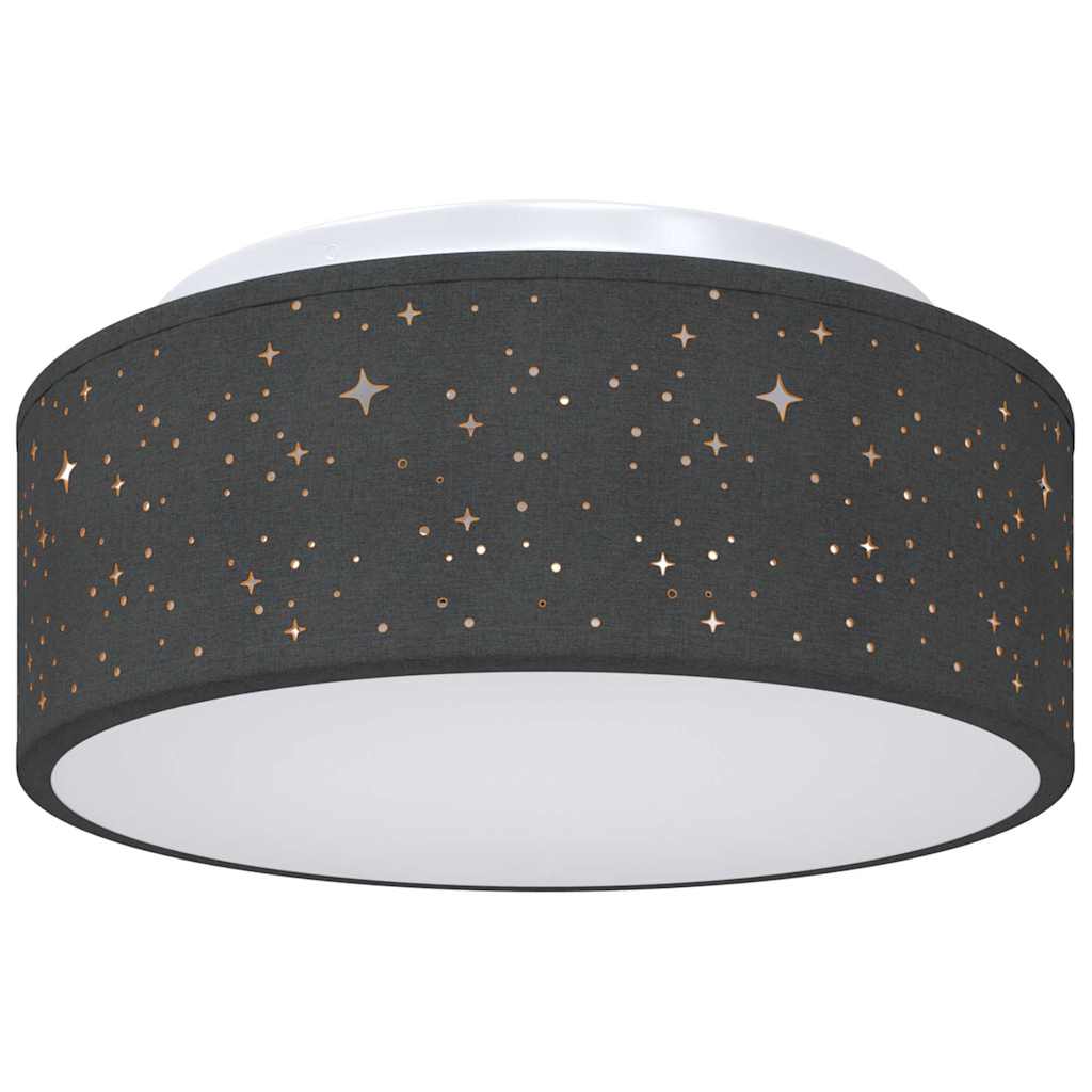 Deckenlampe Schwarz 30 x 13.5 cm Stoff