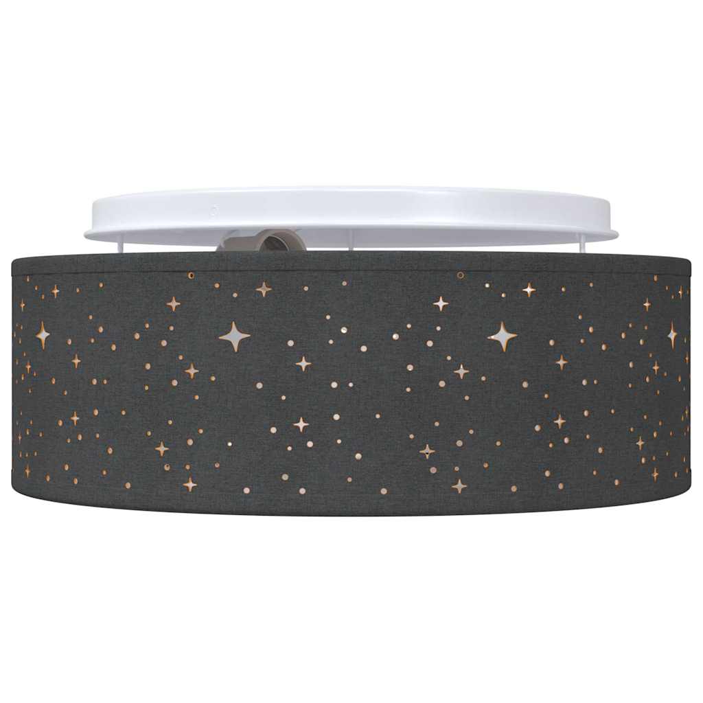 Deckenlampe Schwarz 30 x 13.5 cm Stoff
