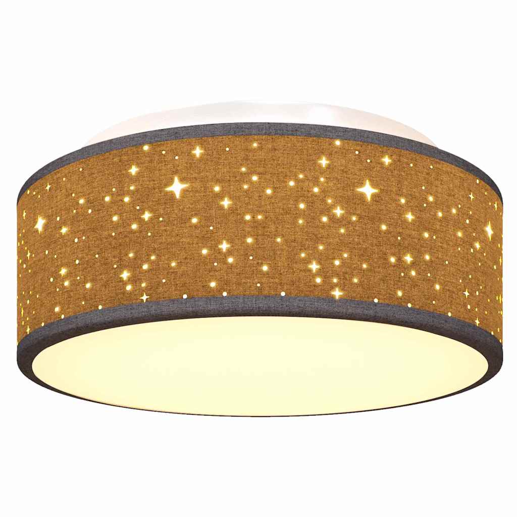 Deckenlampe Schwarz 30 x 13.5 cm Stoff