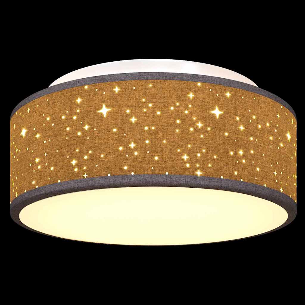 Deckenlampe Schwarz 30 x 13.5 cm Stoff