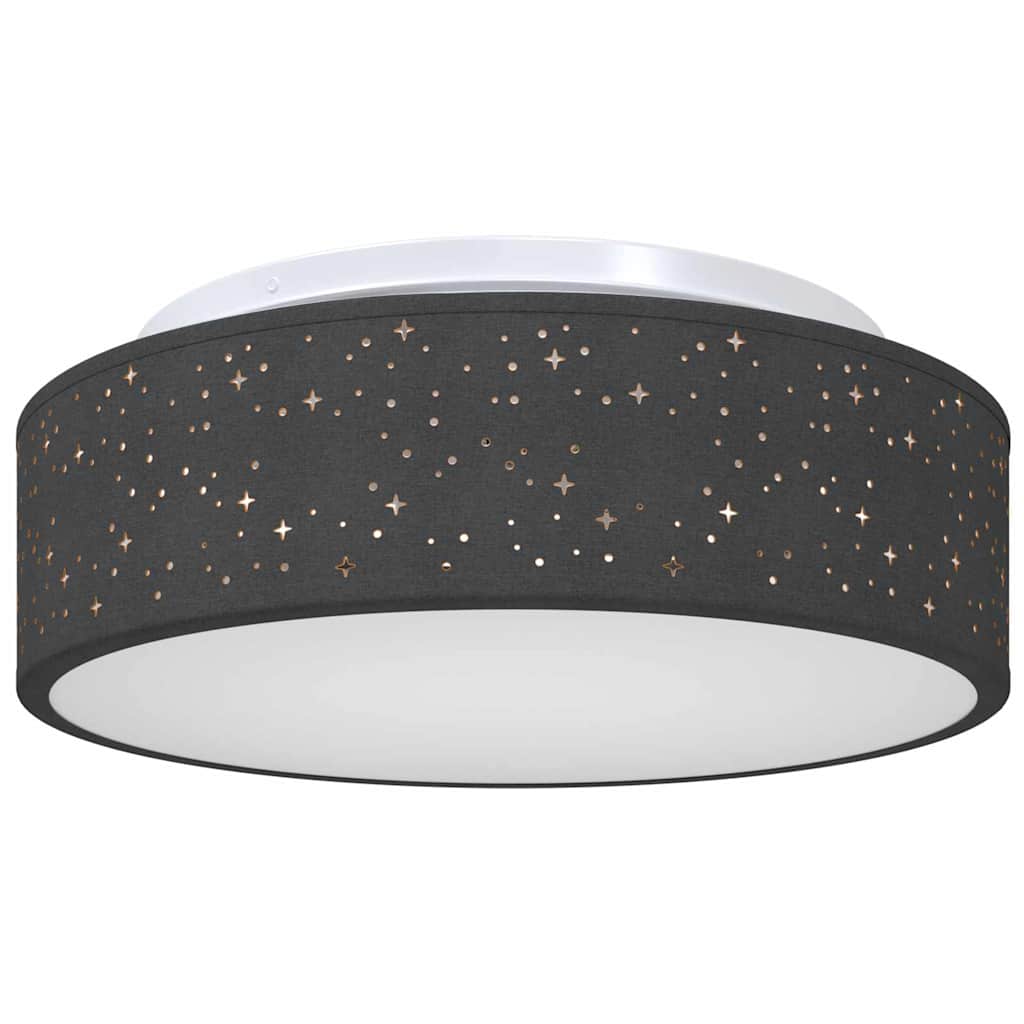 Deckenlampe Schwarz 38 x 13.5 cm Stoff