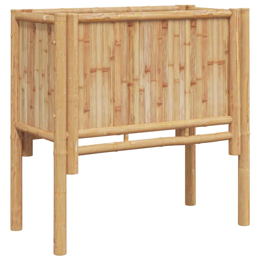 Garten-Hochbeet Braun 70 x 35 x 70 cm Bambus