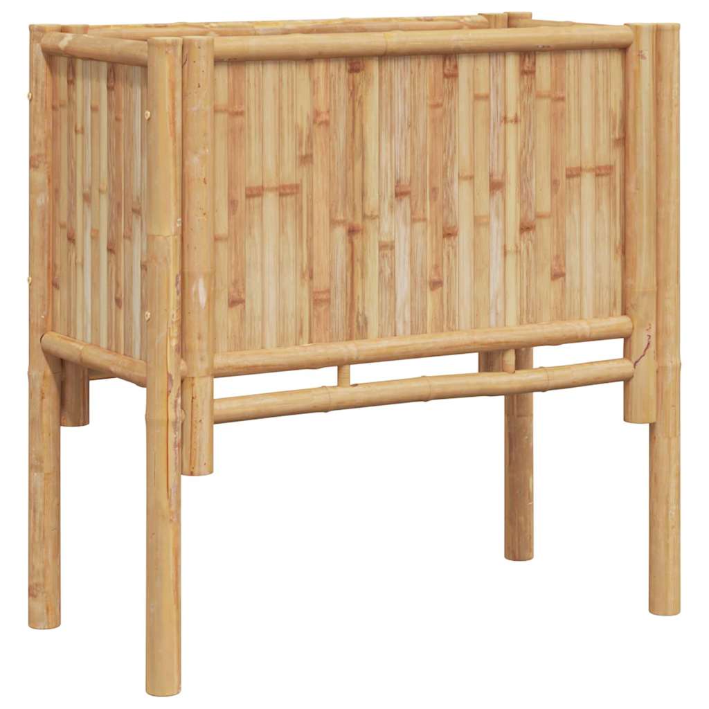 Garten-Hochbeet Braun 70 x 35 x 70 cm Bambus