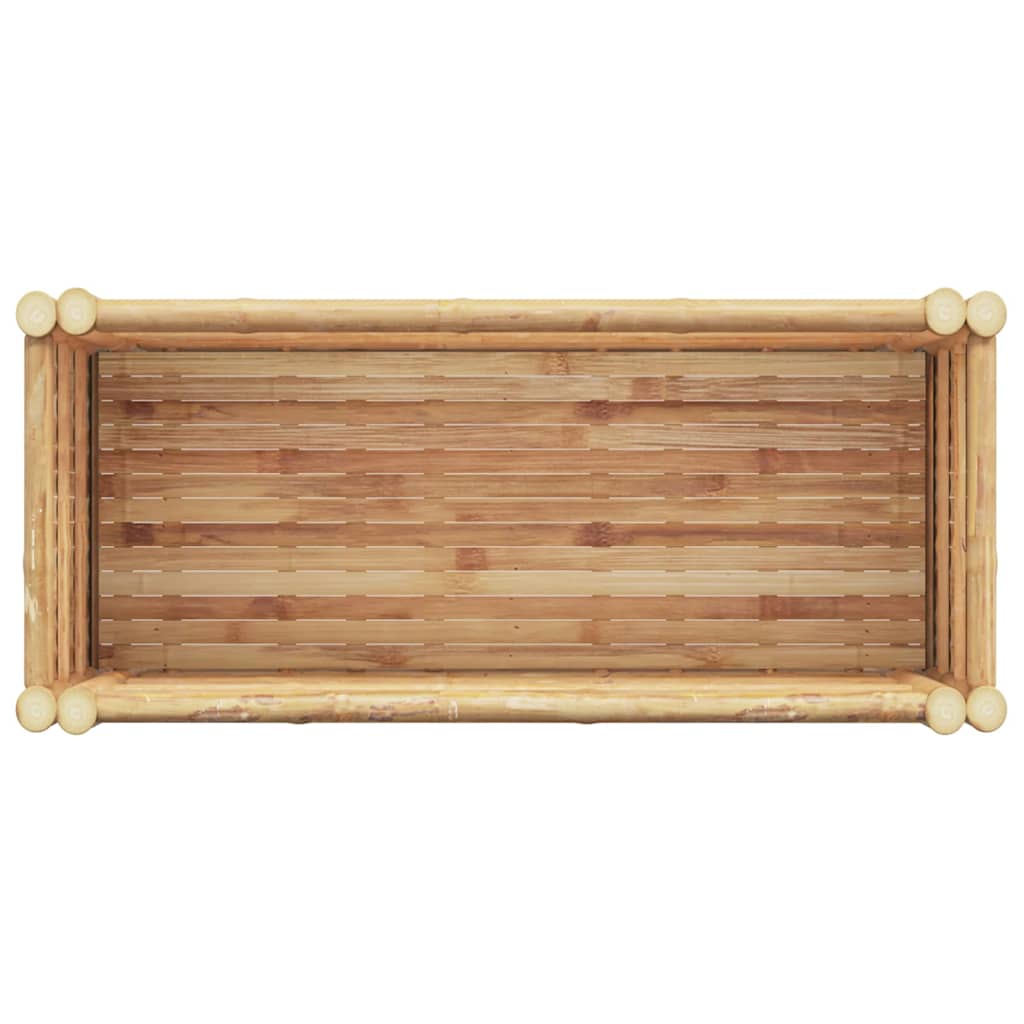 Garten-Hochbeet Braun 70 x 35 x 70 cm Bambus