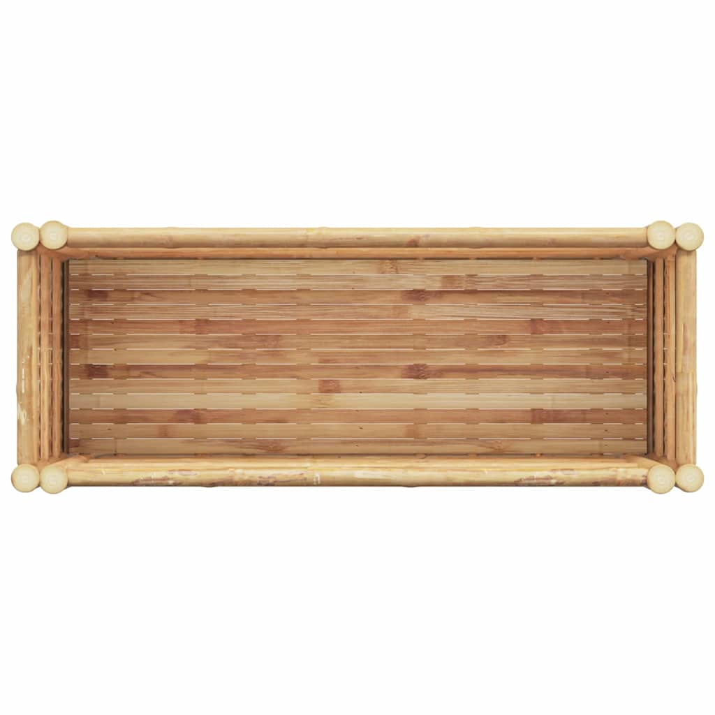 Garten-Hochbeet Braun 90 x 35 x 70 cm Bambus