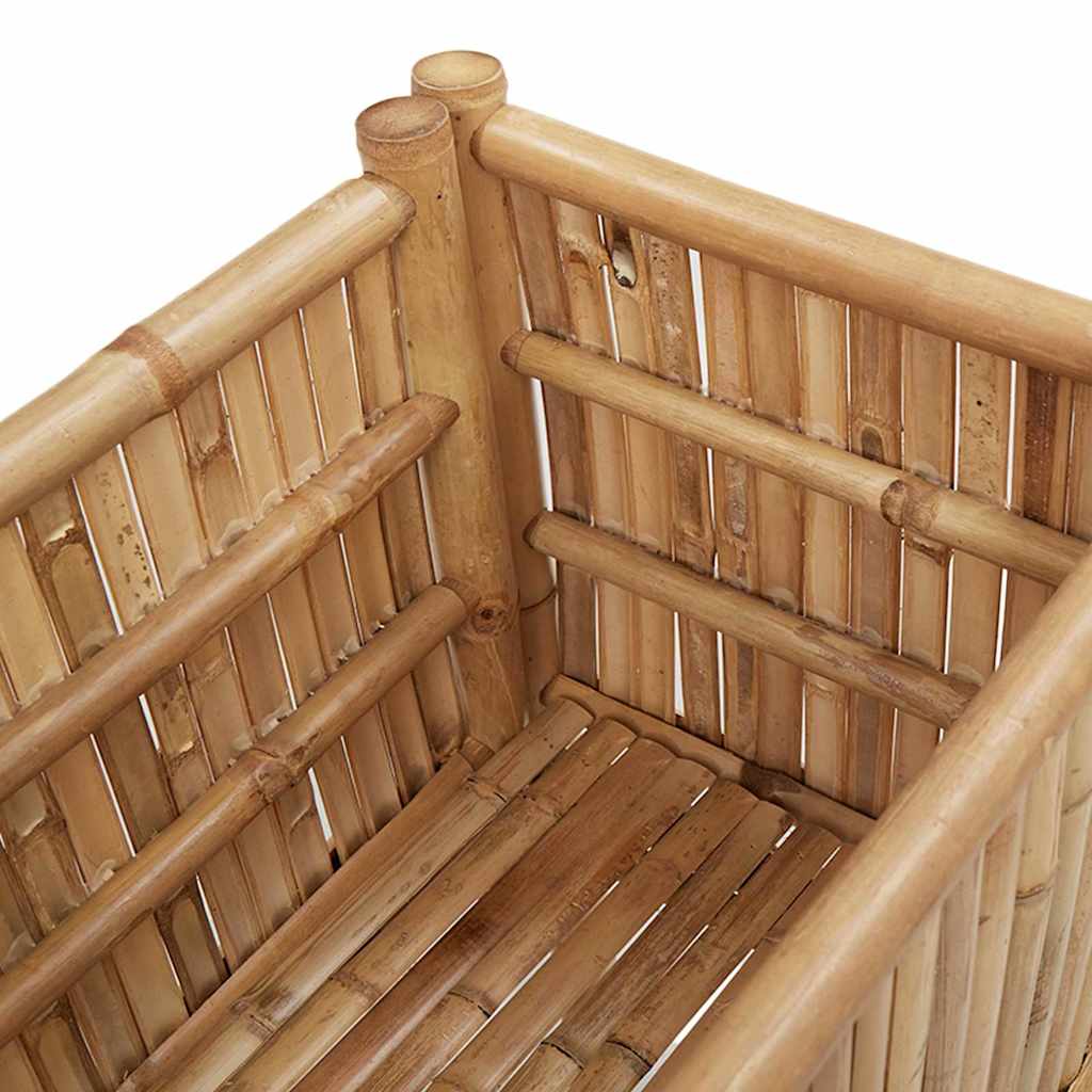 Garten-Hochbeet Braun 110 x 35 x 70 cm Bambus