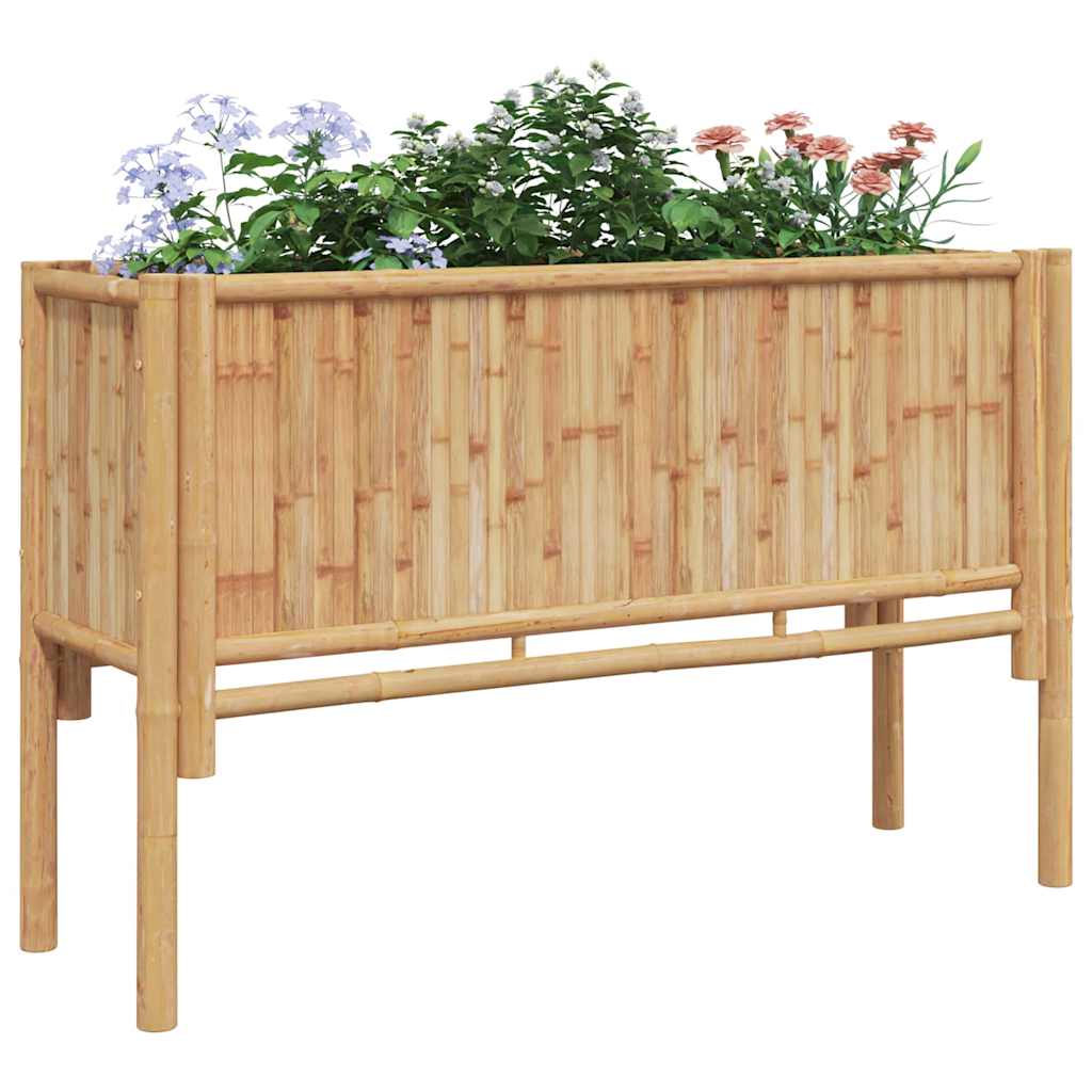 Garten-Hochbeet Braun 110 x 35 x 70 cm Bambus